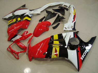 Rot Schwarz Weiß Gelb CBR 600 F3 95-98 Motorrad Verkleidungen