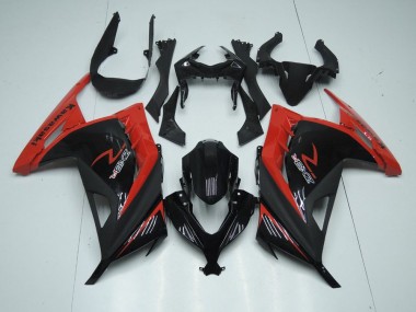 Rot Schwarz ZX 300R 13-16 Motorrad Verkleidung