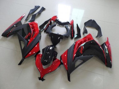 Rot Schwarz ZX 300R 13-16 Motorrad Verkleidungen