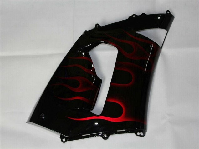 Rot Schwarz ZX6R 05-06 Motorrad Verkleidungen Rot Schwarz ZX6R 05-06 Motorrad Verkleidungen