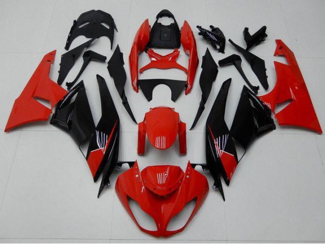 Rot Schwarz ZX6R 09-12 Motorrad Verkleidungen