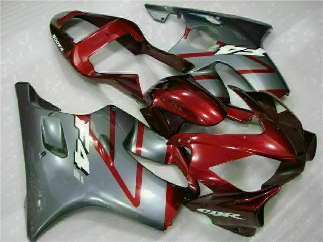 Rot Silber CBR 600 F4i 01-03 Motorrad Verkleidungen Rot Silber CBR 600 F4i 01-03 Motorrad Verkleidungen