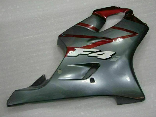 Rot Silber CBR 600 F4i 01-03 Motorrad Verkleidungen Rot Silber CBR 600 F4i 01-03 Motorrad Verkleidungen