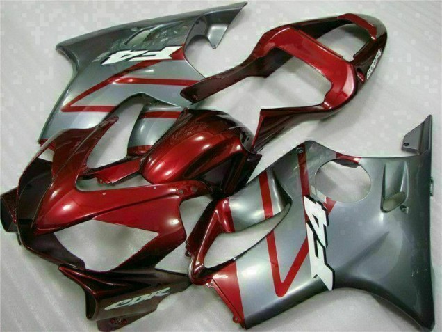 Rot Silber CBR 600 F4i 01-03 Motorrad Verkleidungen Rot Silber CBR 600 F4i 01-03 Motorrad Verkleidungen