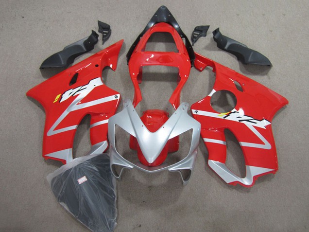 Rot Silber CBR 600 F4i 01-03 Motorrad Verkleidungen & Plastik Rot Silber CBR 600 F4i 01-03 Motorrad Verkleidungen & Plastik