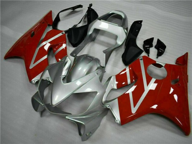 Rot Silber CBR 600 F4i 01-03 Motorrad Vollverkleidung Rot Silber CBR 600 F4i 01-03 Motorrad Vollverkleidung