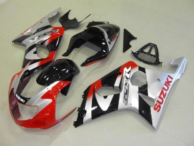 Rot Silber GSXR 1000 K1 00-02 Motorrad Verkleidungen