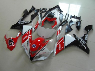 Rot Weiß Aufkleber R1 07-08 Motorrad Verkleidungen