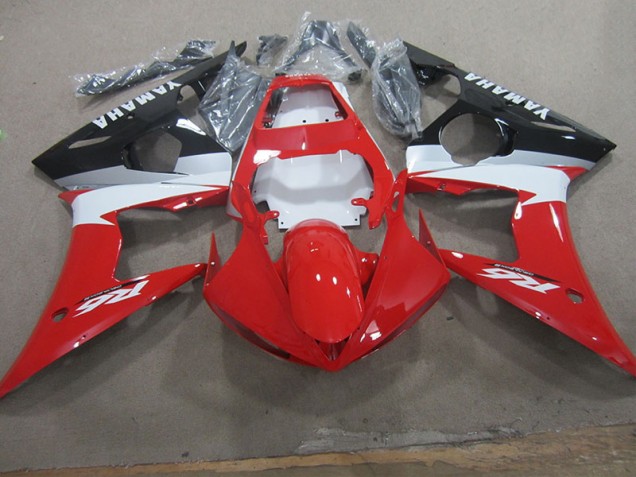 Rot Weiß Aufkleber R6 03-05 Motorrad Verkleidungen Rot Weiß Aufkleber R6 03-05 Motorrad Verkleidungen