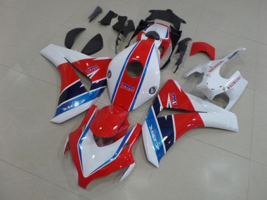 Rot Weiß Blau HRC CBR 1000 RR 08-11 Motorrad Verkleidung