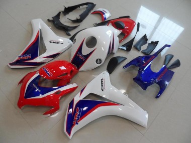 Rot Weiß Blau HRC CBR 1000 RR 08-11 Motorrad Verkleidungen