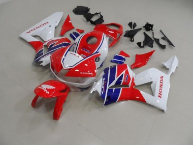 Rot Weiß Blau HRC CBR 600 RR 13-21 Motorrad Verkleidungen