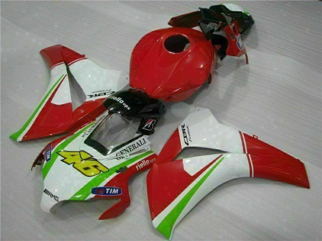 Rot Weiß CBR 1000 RR 08-11 Motorrad Verkleidung