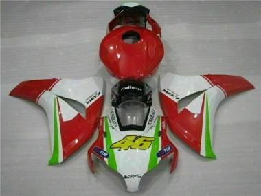Rot Weiß CBR 1000 RR 08-11 Motorrad Verkleidung