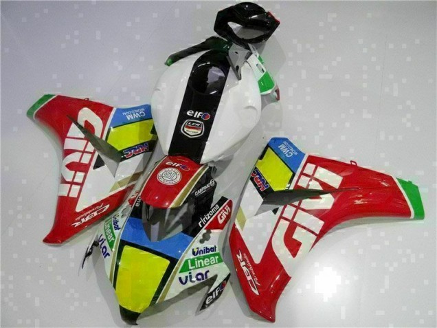 Rot Weiß CBR 1000 RR 08-11 Motorrad Verkleidungen Komplett Sets