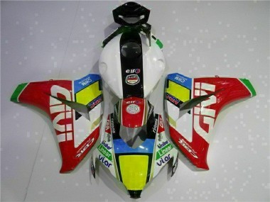 Rot Weiß CBR 1000 RR 08-11 Motorrad Verkleidungen Komplett Sets