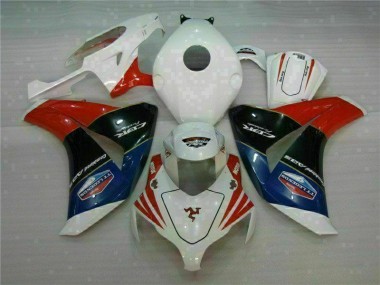 Rot Weiß CBR 1000 RR 08-11 Motorrad Verkleidungen & Plastik