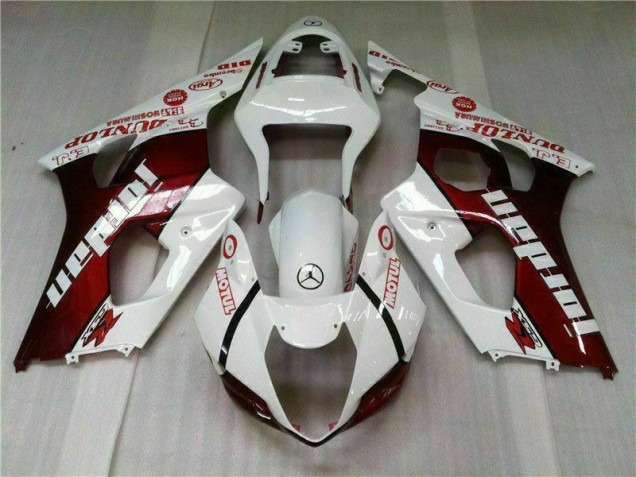 Rot Weiß GSXR 1000 K3 03-04 Motorrad Verkleidung Rot Weiß GSXR 1000 K3 03-04 Motorrad Verkleidung
