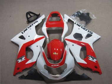 Rot Weiß GSXR 1000 K3 03-04 Motorrad Verkleidungen