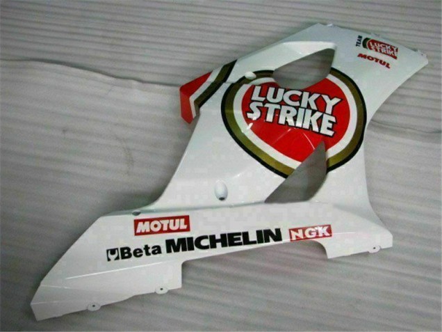 Rot Weiß GSXR 1000 K3 03-04 Motorrad Vollverkleidung