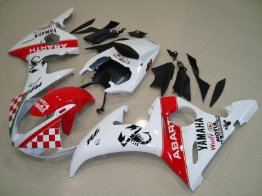 Rot Weiß R6 03-05 Motorrad Verkleidung