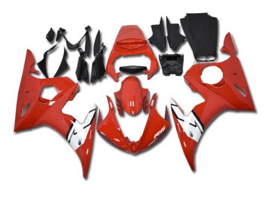 Rot Weiß R6 03-05 Motorrad Verkleidungen