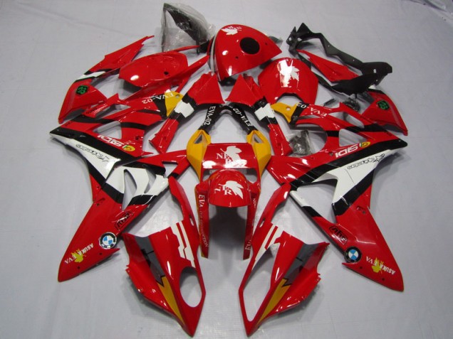 Rot Weiß S1000RR 09-14 Motorrad Verkleidungen Rot Weiß S1000RR 09-14 Motorrad Verkleidungen