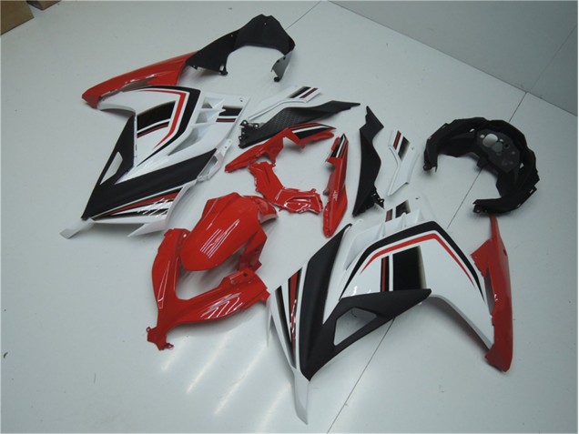 Rot Weiß Schwarz EX300 13-16 Motorrad Verkleidungen Rot Weiß Schwarz EX300 13-16 Motorrad Verkleidungen