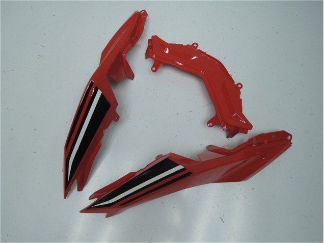 Rot Weiß Schwarz EX300 13-16 Motorrad Verkleidungen Rot Weiß Schwarz EX300 13-16 Motorrad Verkleidungen