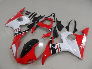 Rot Weiß Schwarz R6 03-05 Motorrad Verkleidung