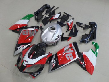 Rot Weiß Schwarz RS 125 06-11 Motorrad Verkleidungen