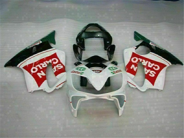 Rot Weiß Schwarz San Carlo CBR 600 F4i 01-03 Motorrad Verkleidungen Rot Weiß Schwarz San Carlo CBR 600 F4i 01-03 Motorrad Verkleidungen
