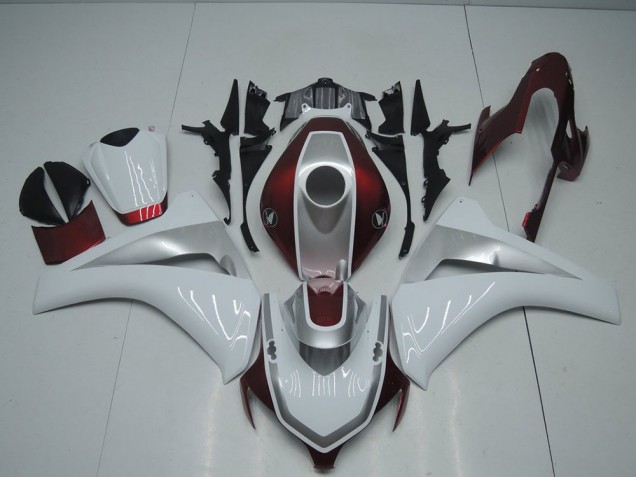 Rot Weiß Und Silber CBR 1000 RR 08-11 Motorrad Verkleidungen Rot Weiß Und Silber CBR 1000 RR 08-11 Motorrad Verkleidungen