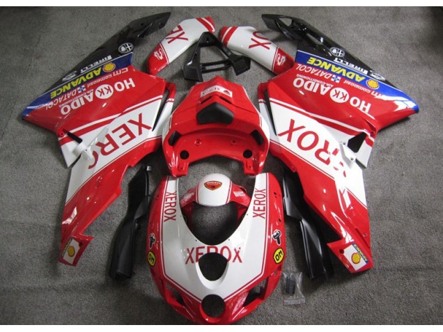Rot Weiß Xerox Ducati 749 05-06 Motorrad Verkleidungen