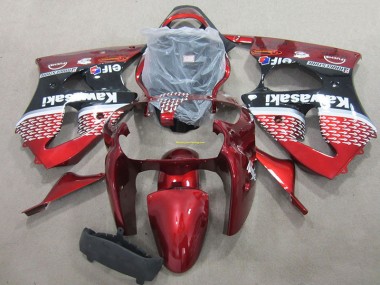 Rot ZX6R 00-02 Motorrad Vollverkleidung