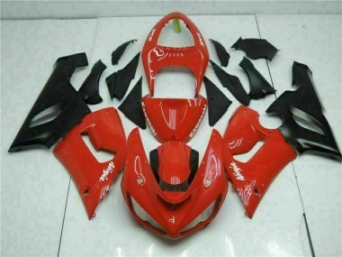 Rot ZX6R 05-06 Motorrad Verkleidung