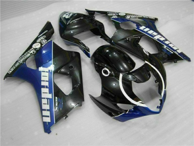 Schwarz Blau GSXR 1000 K3 03-04 Motorrad Verkleidungen & Plastik