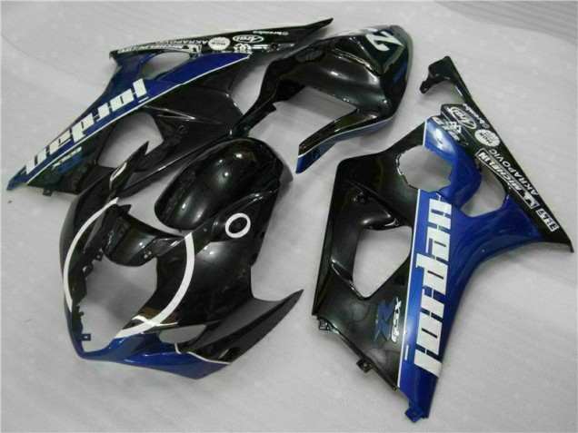 Schwarz Blau GSXR 1000 K3 03-04 Motorrad Verkleidungen & Plastik