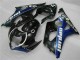 Schwarz Blau GSXR 1000 K3 03-04 Motorrad Verkleidungen & Plastik