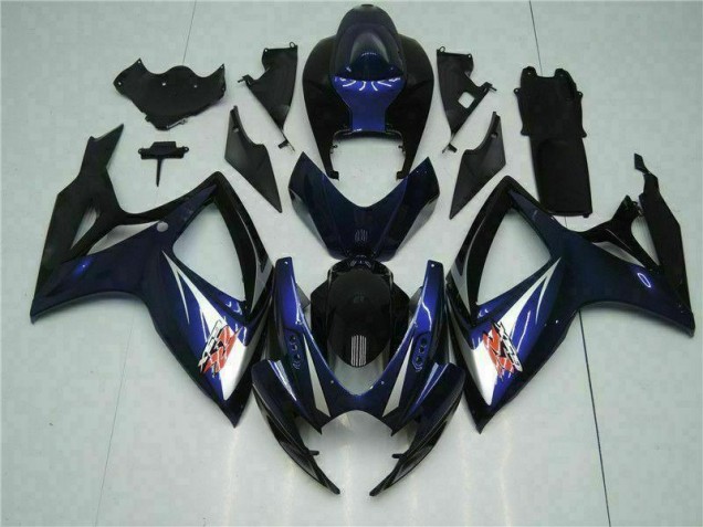Schwarz Blau GSXR 600 / 750 K6 06-07 Motorrad Verkleidung Schwarz Blau GSXR 600 / 750 K6 06-07 Motorrad Verkleidung