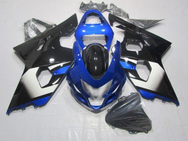 Schwarz Blau GSXR 600 K4 04-05 Motorrad Verkleidungen
