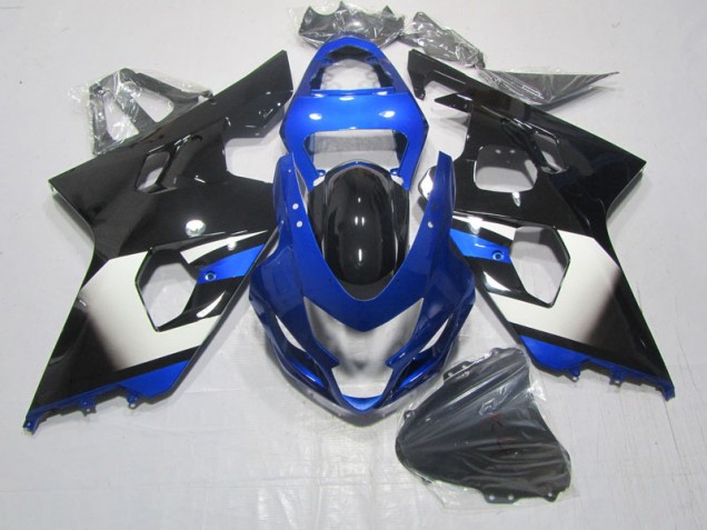 Schwarz Blau GSXR 600 K4 04-05 Motorrad Verkleidungen Schwarz Blau GSXR 600 K4 04-05 Motorrad Verkleidungen