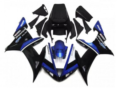 Schwarz Blau R1 02-03 Motorrad Verkleidungen