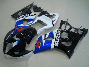 Schwarz Blau Weiß GSXR 1000 K3 03-04 Motorrad Verkleidungen