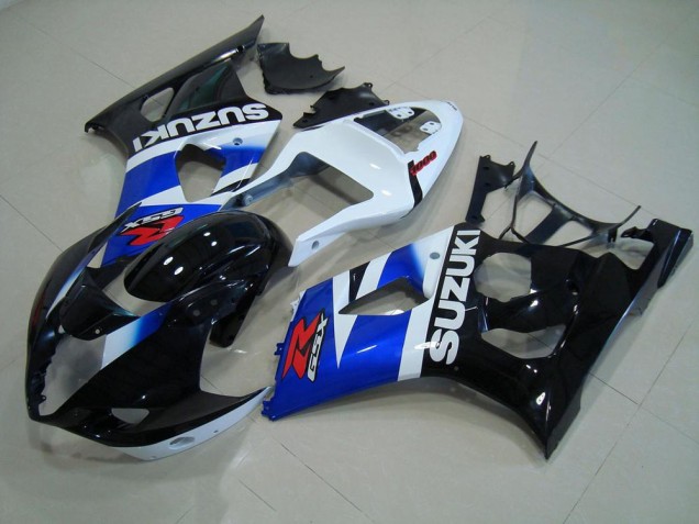 Schwarz Blau Weiß GSXR 1000 K3 03-04 Motorrad Verkleidungen Schwarz Blau Weiß GSXR 1000 K3 03-04 Motorrad Verkleidungen