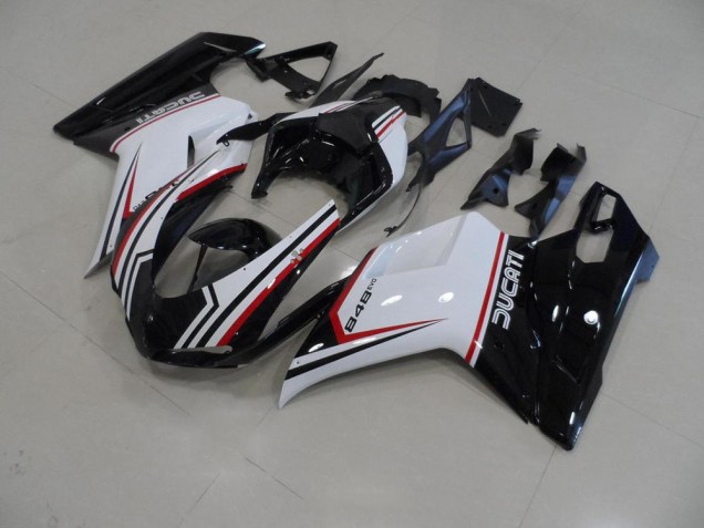 Schwarz Dreifarbig Ducati 848 1098 1198 07-14 Motorrad Verkleidungen Schwarz Dreifarbig Ducati 848 1098 1198 07-14 Motorrad Verkleidungen