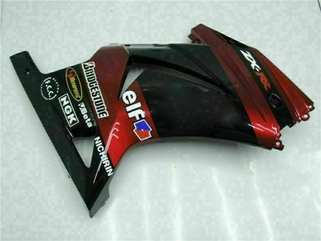 Schwarz EX250 08-12 Motorrad Verkleidung Schwarz EX250 08-12 Motorrad Verkleidung