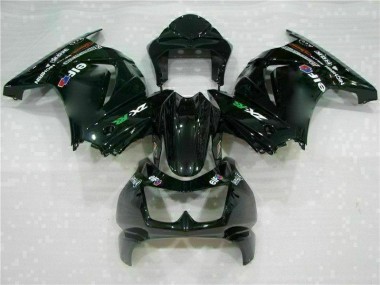 Schwarz EX250 08-12 Motorrad VollVerkleidungen & Plastik