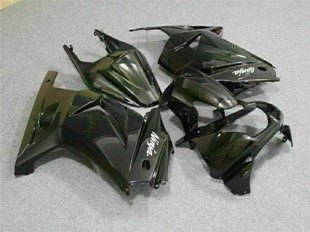 Schwarz EX250 08-12 Motorrad Vollverkleidung Schwarz EX250 08-12 Motorrad Vollverkleidung