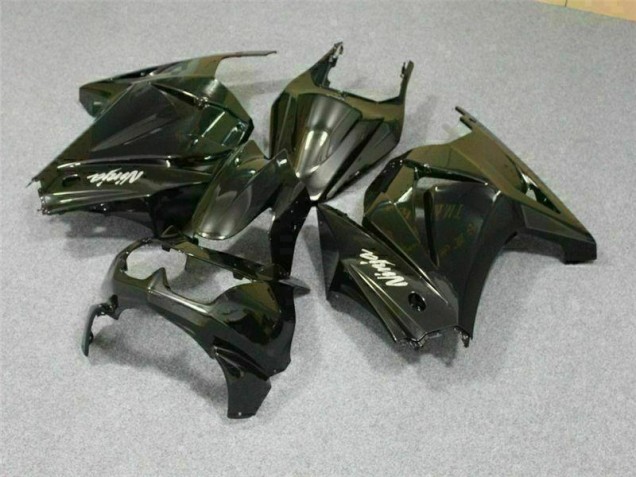 Schwarz EX250 08-12 Motorrad Vollverkleidung Schwarz EX250 08-12 Motorrad Vollverkleidung